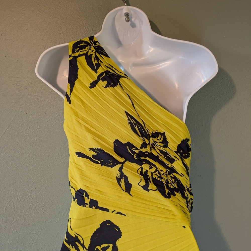 Nicole Miller One-Shoulder Midi Dress NWOT Size 6 - Picture 5 of 7